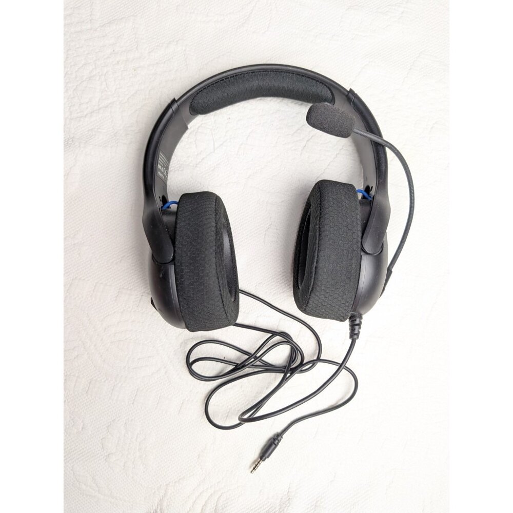 PDP LVL 50 GamingPlaystation PS4 Black Wired Stereo Gaming Headset w/ Mic Used